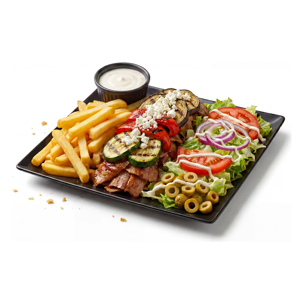 Kebab berliner, assiette d'Au Royal